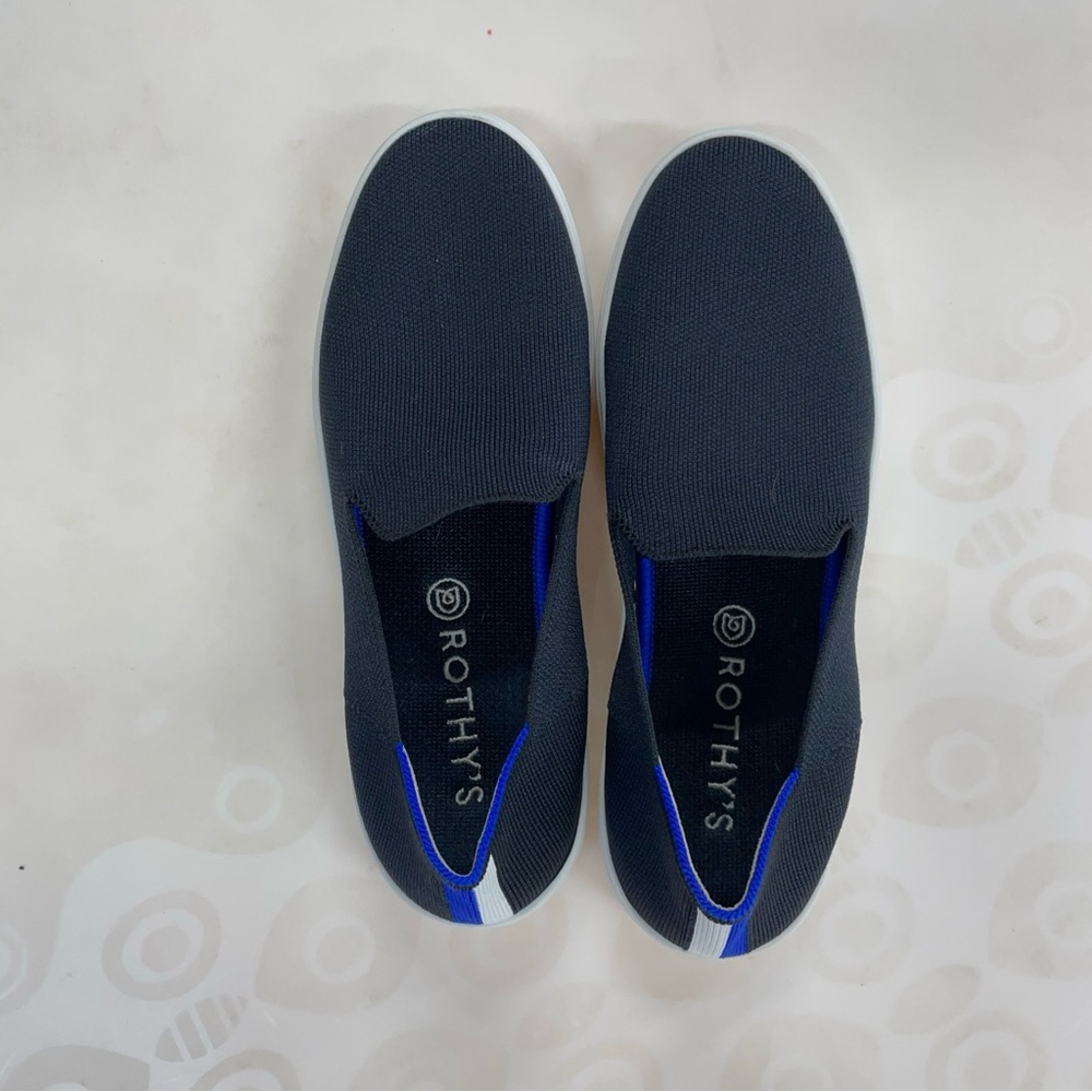 Rothy's women’s the original slip on sneaker black size 9.5 Slip-On Flats